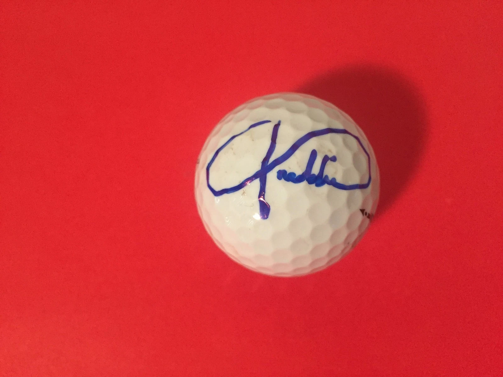 Fredrik Jacobson Sweden GOLF Signed Auto Titleist Ball