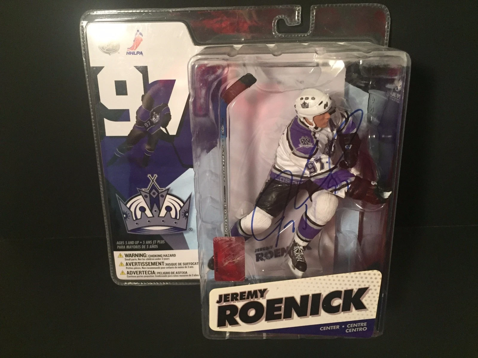 Jeremy Roenick Kings Signed Auto McFarlane Action Figure Figurine COA