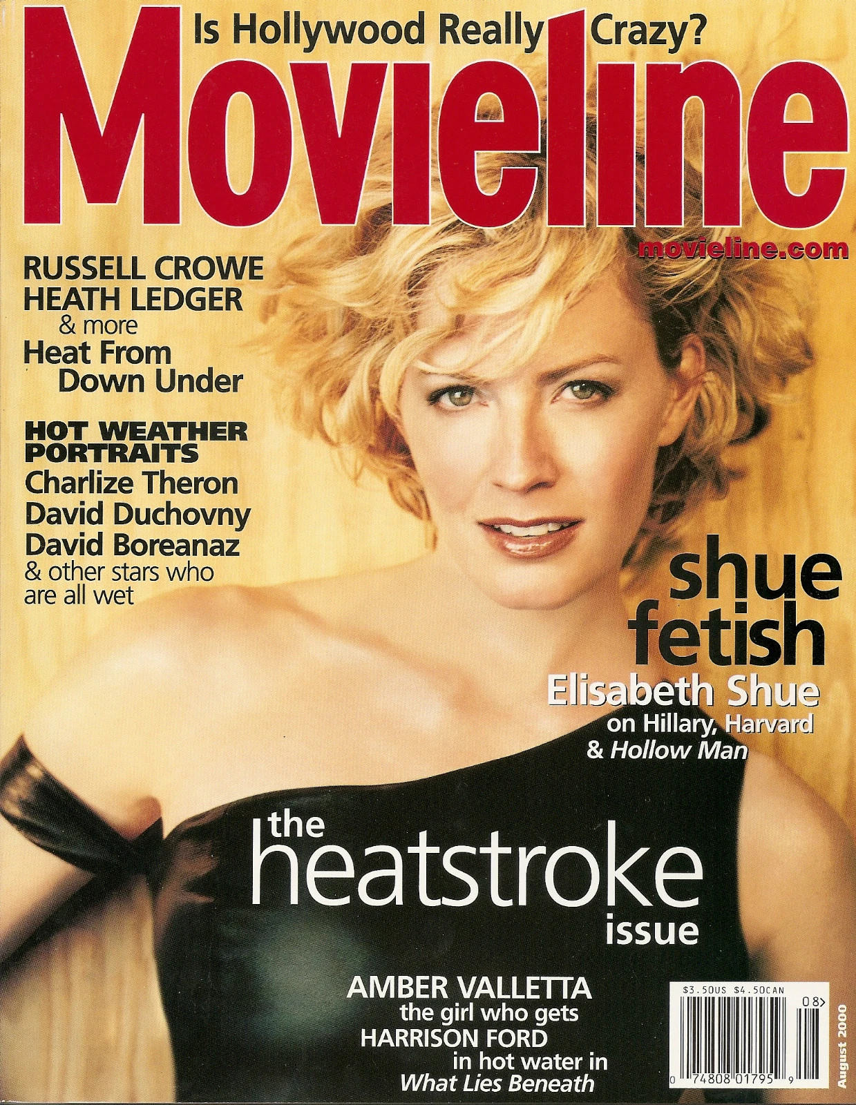 Elisabeth Shue 2000 Movieline Magazine Mag Newstand Mint Condition