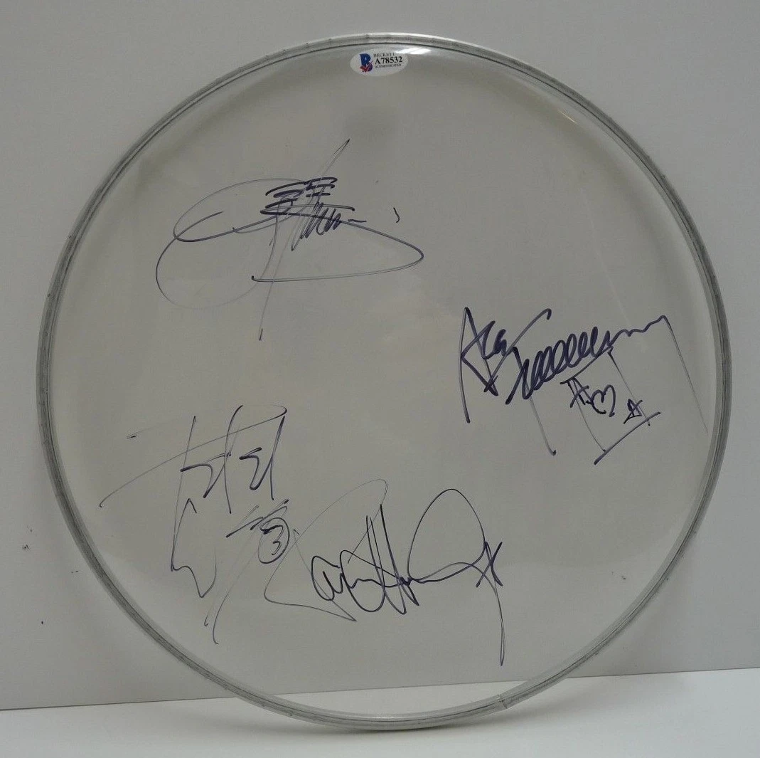Kiss Band Signed Autographed 12