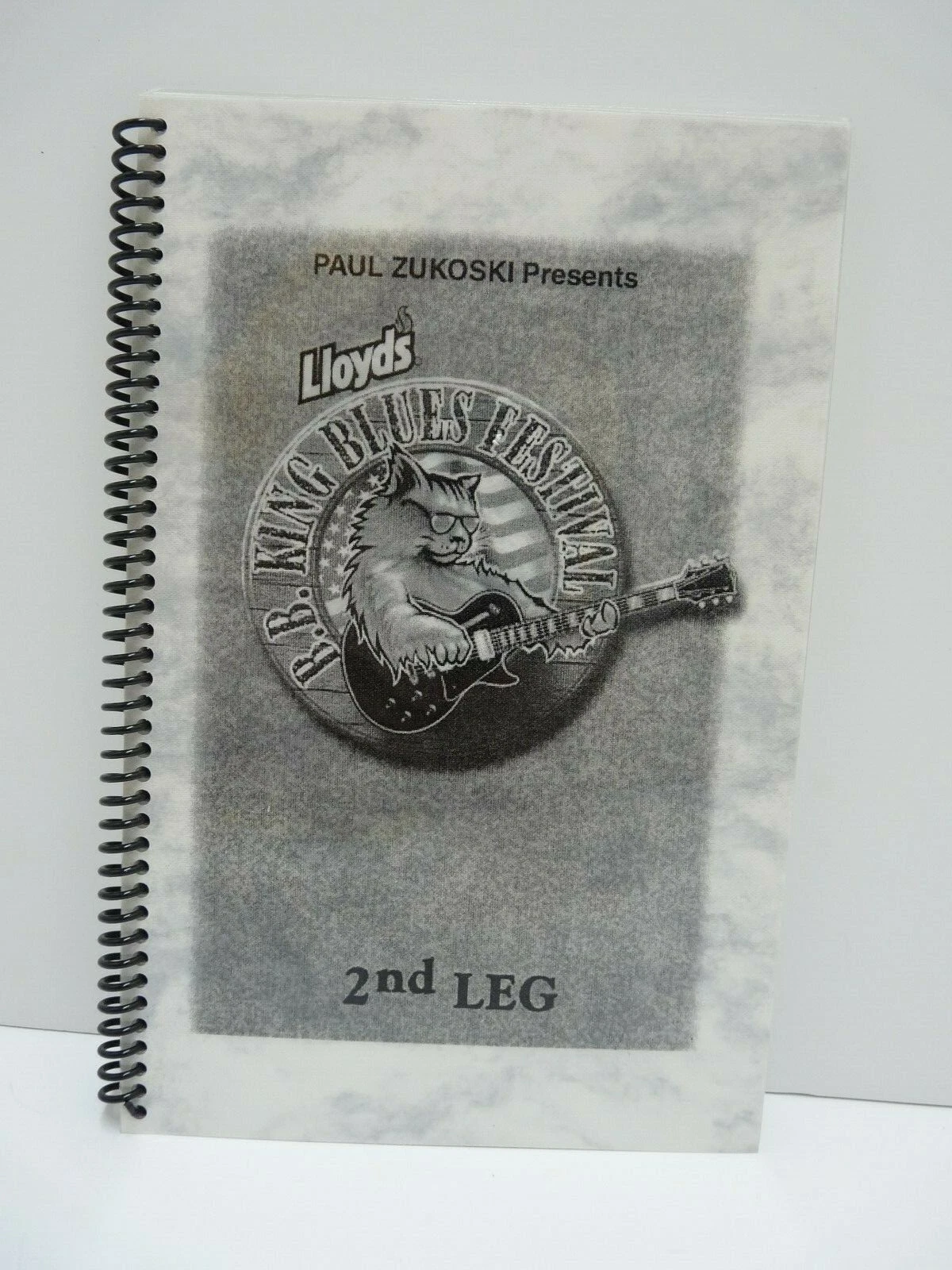 BB King Music Festival 2001 RARE Band Concert Tour Itinerary Book 2nd Leg