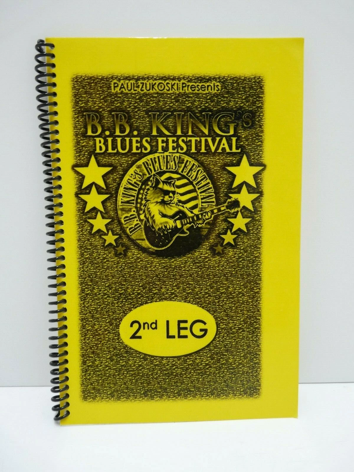 BB King Music Festival 2004 RARE Band Concert Tour Itinerary Book 2nd Leg