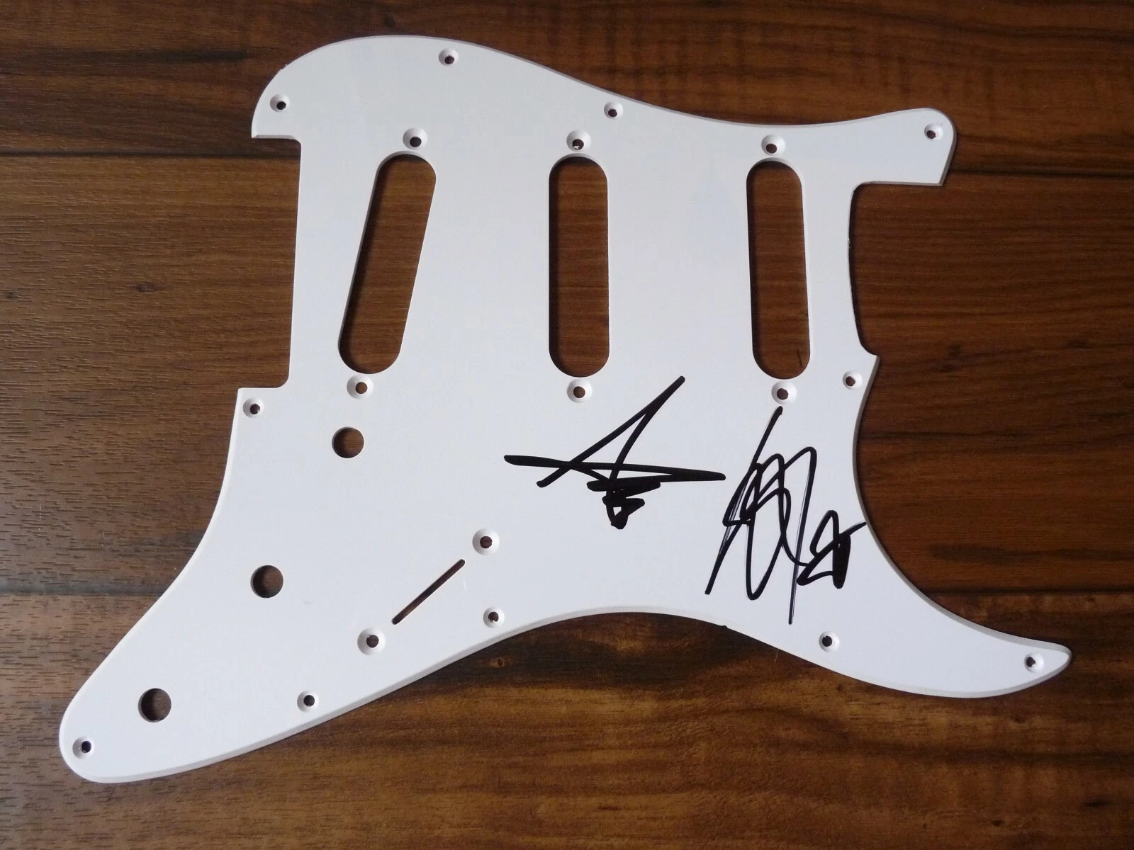 Halestorm Lzzy & Arejay Signed Autographed Guitar Pickguard  BAS Guaranteed 1