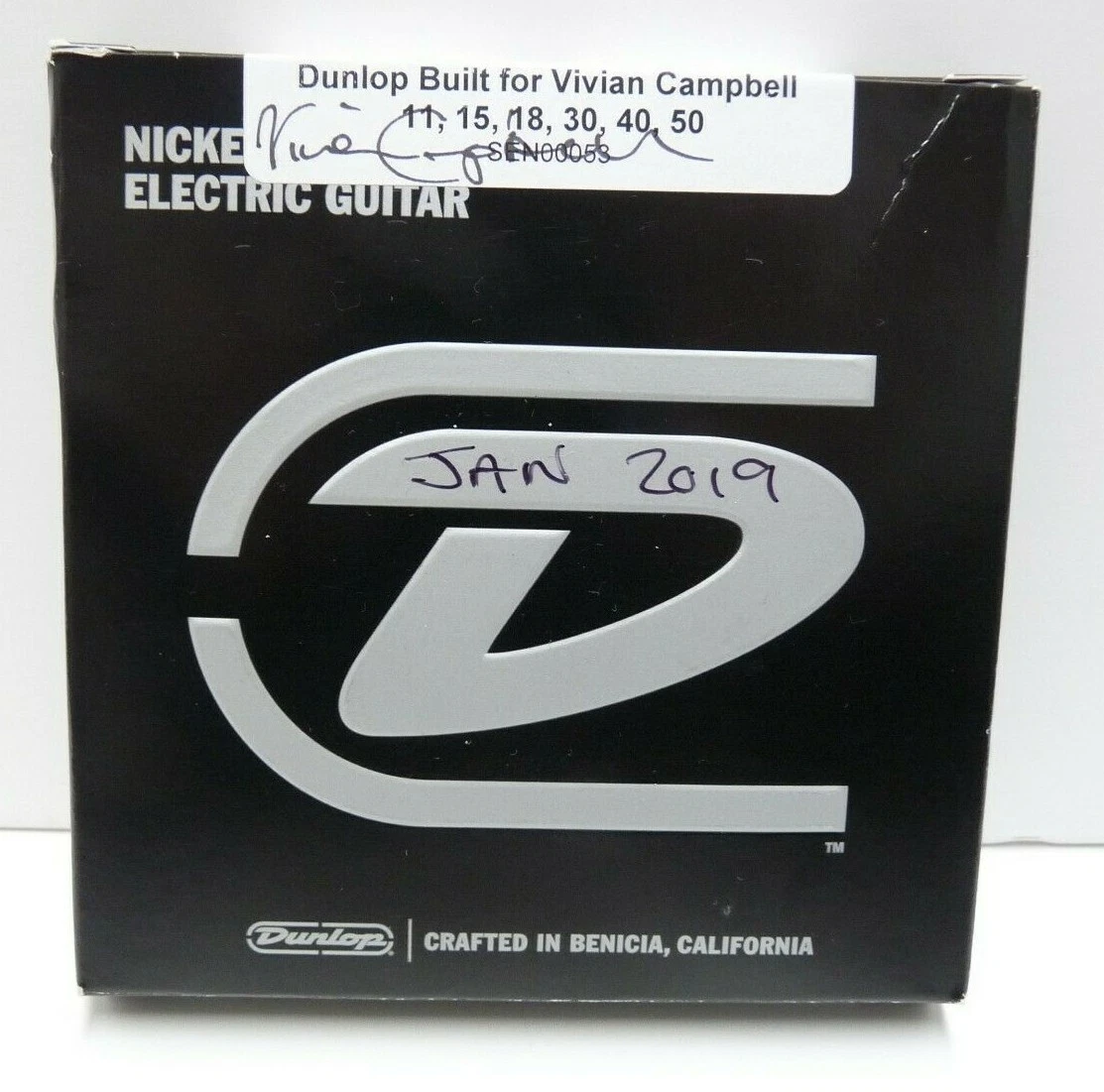 Last In Line Signed Auto Stage Used Guitar String Guaranteed Vivian Campbell B10