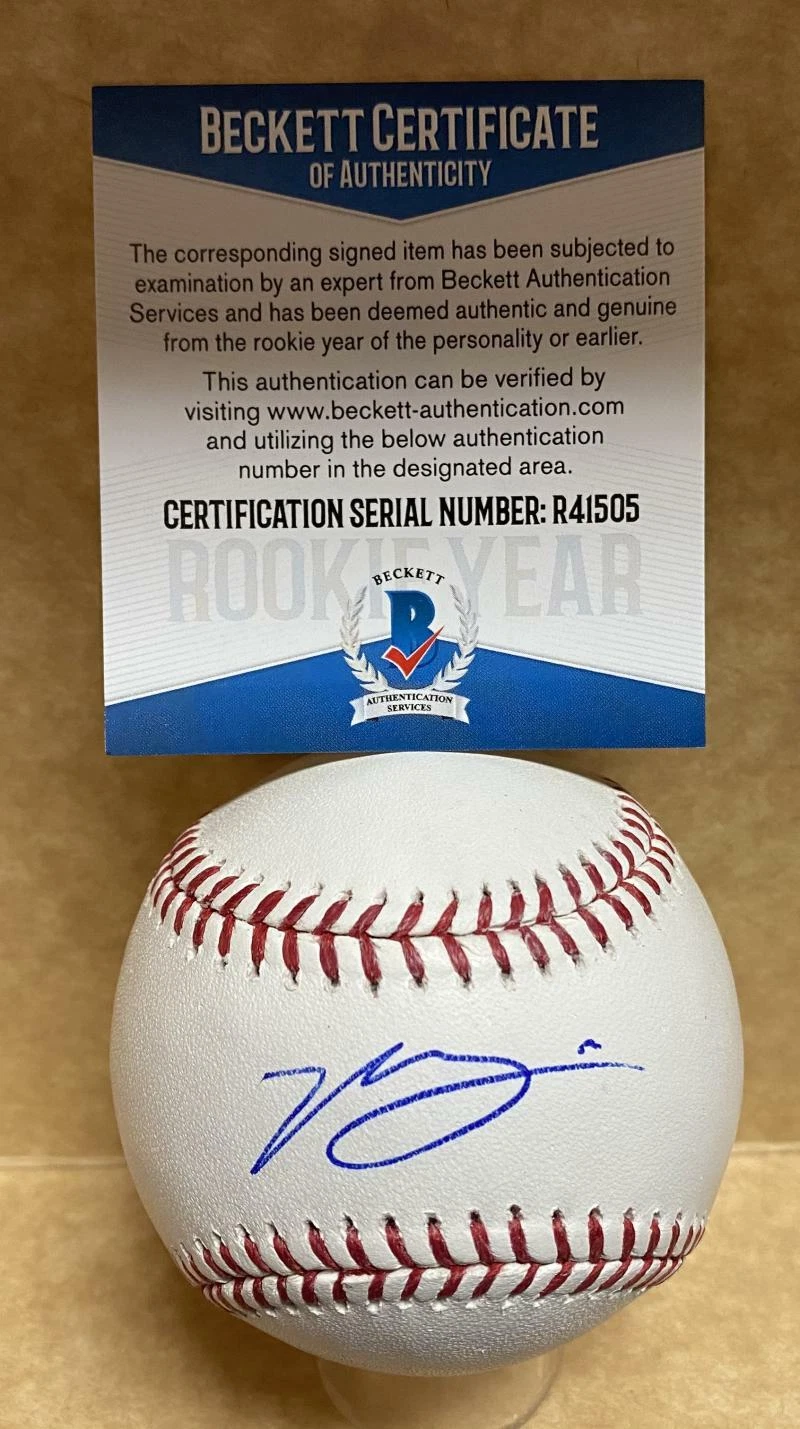 RYLEY GILLIAM NEW YORK METS ROOKIE YEAR SIGNED AUTO M.L. BASEBALL BECKETT R41505