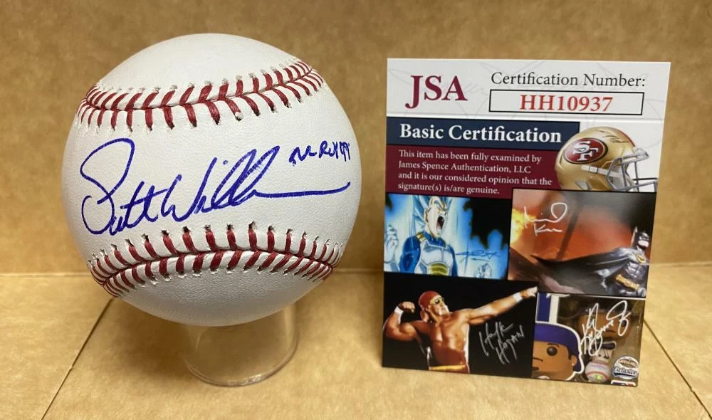 SCOTT WILLIAMSON CINCINNATI REDS NL ROY 99 SIGNED AUTO M.L. BASEBALL JSA HH10937