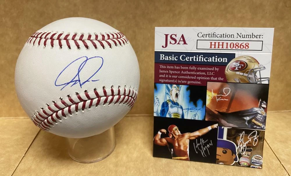 FORREST WHITLEY HOUSTON ASTROS SIGNED AUTOGRAPHED M.L. BASEBALL JSA HH10868