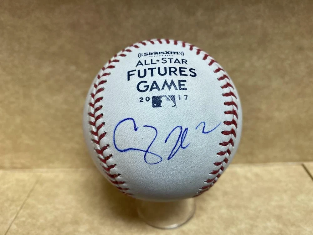 COREY RAY BREWERS SIGNED 2017 FUTURES GAME BASEBALL W/ COA