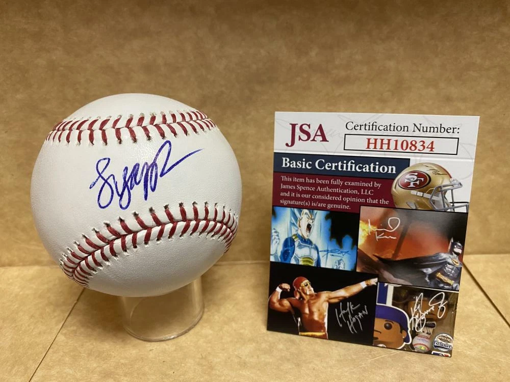 LYON RICHARDSON CINCINNATI REDS SIGNED AUTOGRAPHED M.L. BASEBALL JSA HH10934