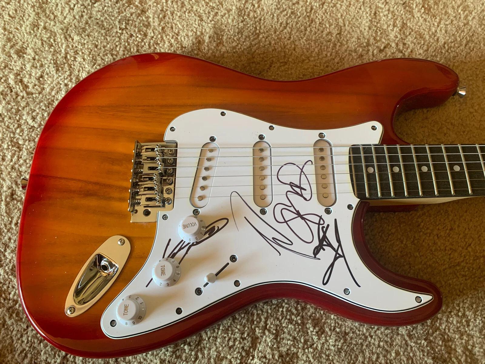 Buckcherry Band Signed Autographed Electric Guitar Guaranteed Music