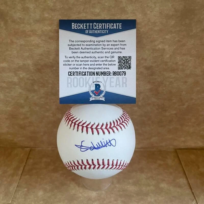 EDWIN NUNEZ ST. LOUIS CARDINALS ROOKIE YEAR  SIGNED AUTO M.L. BASEBALL BAS R6007