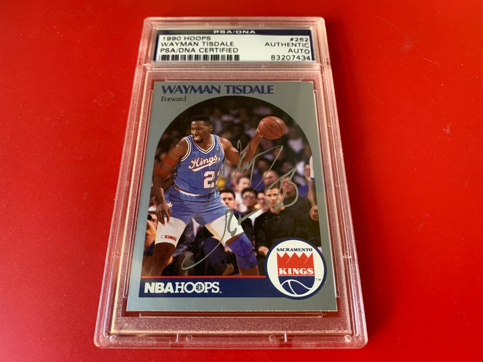 WAYMAN TISDALE KINGS 1990 HOOPS NBA CARD SIGNED AUTO PSA/DNA COLLECTIBLE MEMORABILIA
