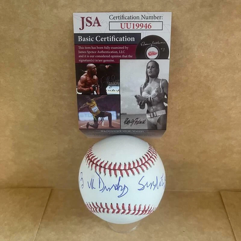 BILL DENEHY SENATORS 68 SIGNED AUTOGRAPHED M.L. BASEBALL JSA UU19946