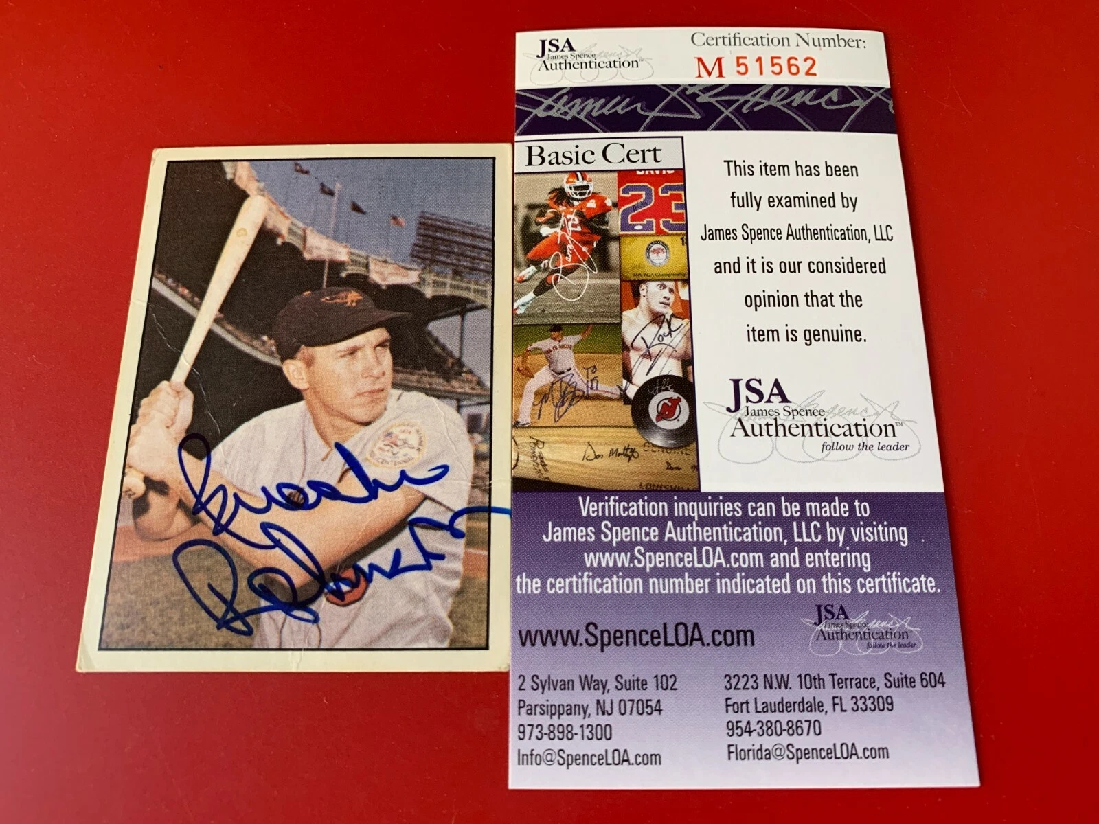 Brooks Robinson HOF Orioles 1978 TCMA Card Signed Auto JSA COA