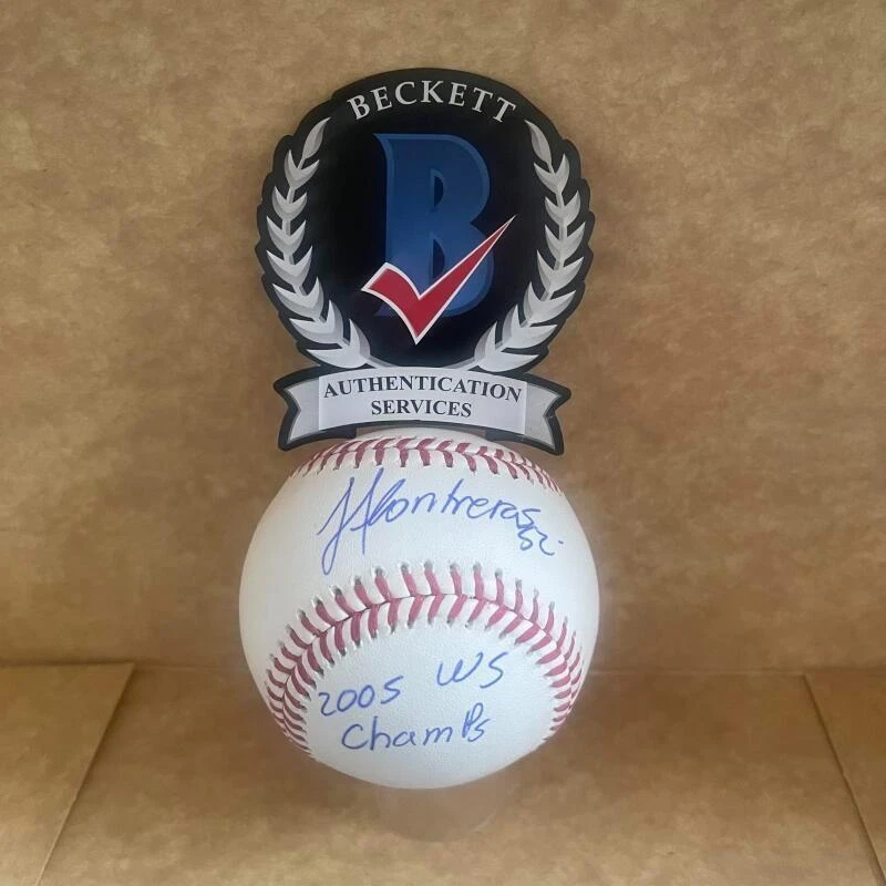 JOSE CONTRERAS 2005 WS CHAMPS WHITE SOX SIGNED M.L. BASEBALL BECKETT AUTHENTICAT