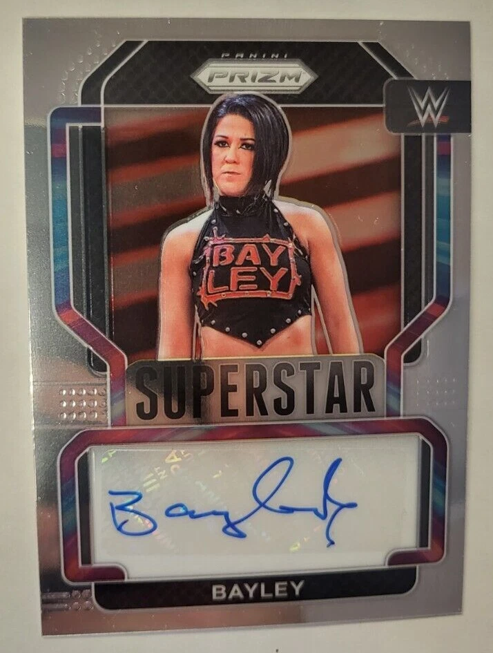 2021 PRIZM WWE BAYLEY AUTO SA-BLY SUPERSTAR CARD COLLECTIBLE MEMORABILIA