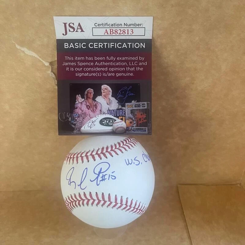 RAFAEL FURCAL R.O.Y. 2000 N.L. SIGNED AUTOGRAPHED M.L. BASEBALL JSA AB82813