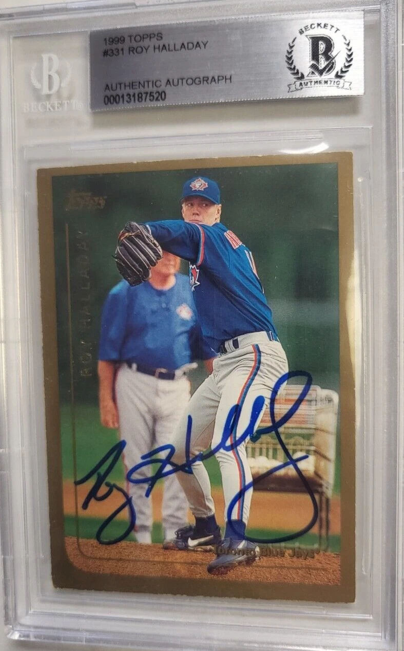 1999 TOPPS ROY HALLADAY #331 AUTHENTIC AUTO SIGNED CERTIFIED BECKETT CARD