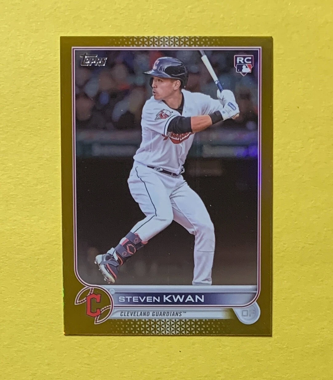 2022 TOPPS UPDATE STEVEN KWAN ROOKIE GOLD FOIL #US261 GUARDIANS