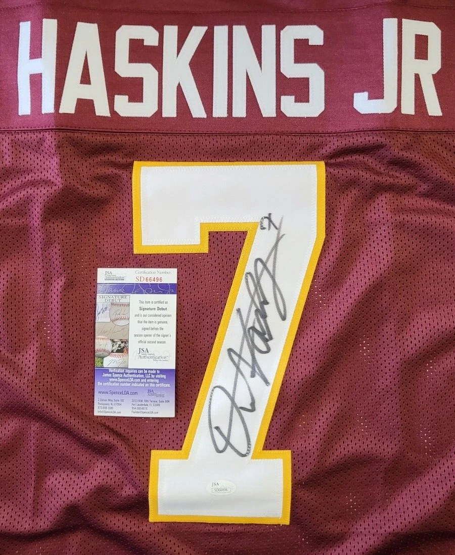 DWAYNE HASKINS WASHINGTON REDSKINS SIGNED FOOTBALL JERSEY JSA COA #SD66496