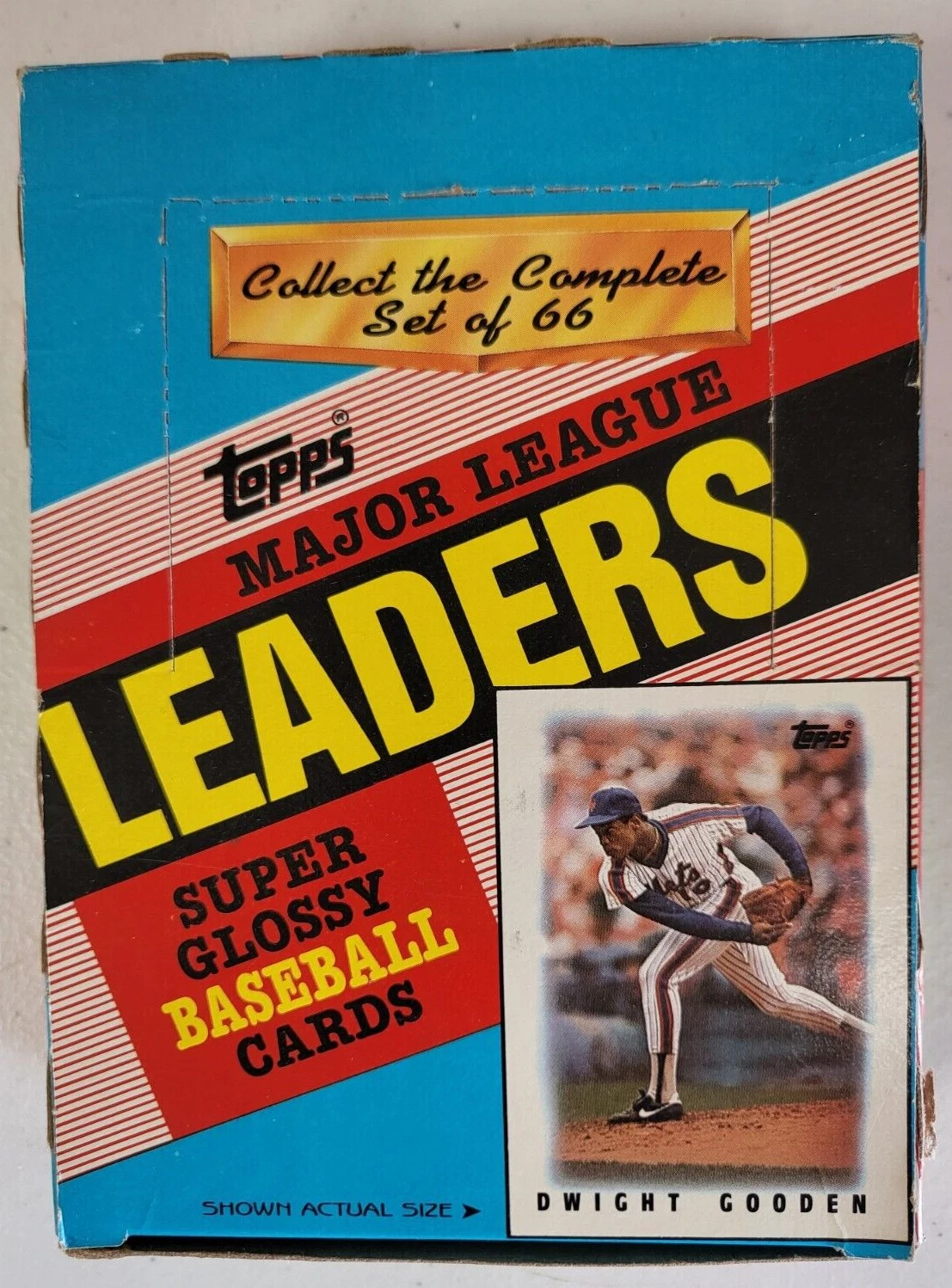 1986 TOPPS MAJOR LEAGUE BASEBALL LEADERS TRADING CARD BOX 36CT PACKS