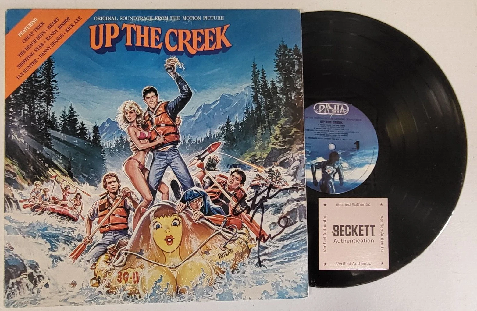 STEPHEN FURST UP THE CREEK SIGNED AUTOGRAPHED VINYL RECORD ALBUM BECKETT AUTH