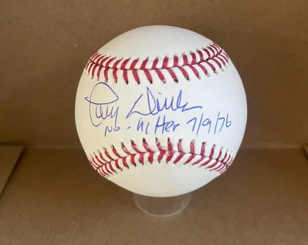 LARRY DIERKER ASTROS NO HITTER 7/9/76 SIGNED M.L. BASEBALL JSA AH46924