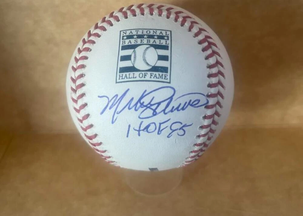 MIKE SCHMIDT PHILLIES HOF 95 SIGNED AUTOGRAPHED HOF BASEBALL JSA AH66144
