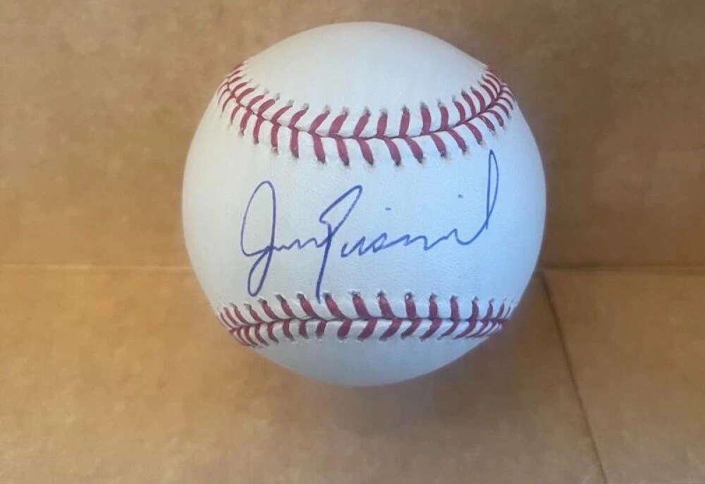 JIM EISENREICH TWINS/PHILLIES SIGNED AUTO M.L. BASEBALL JSA AH66106