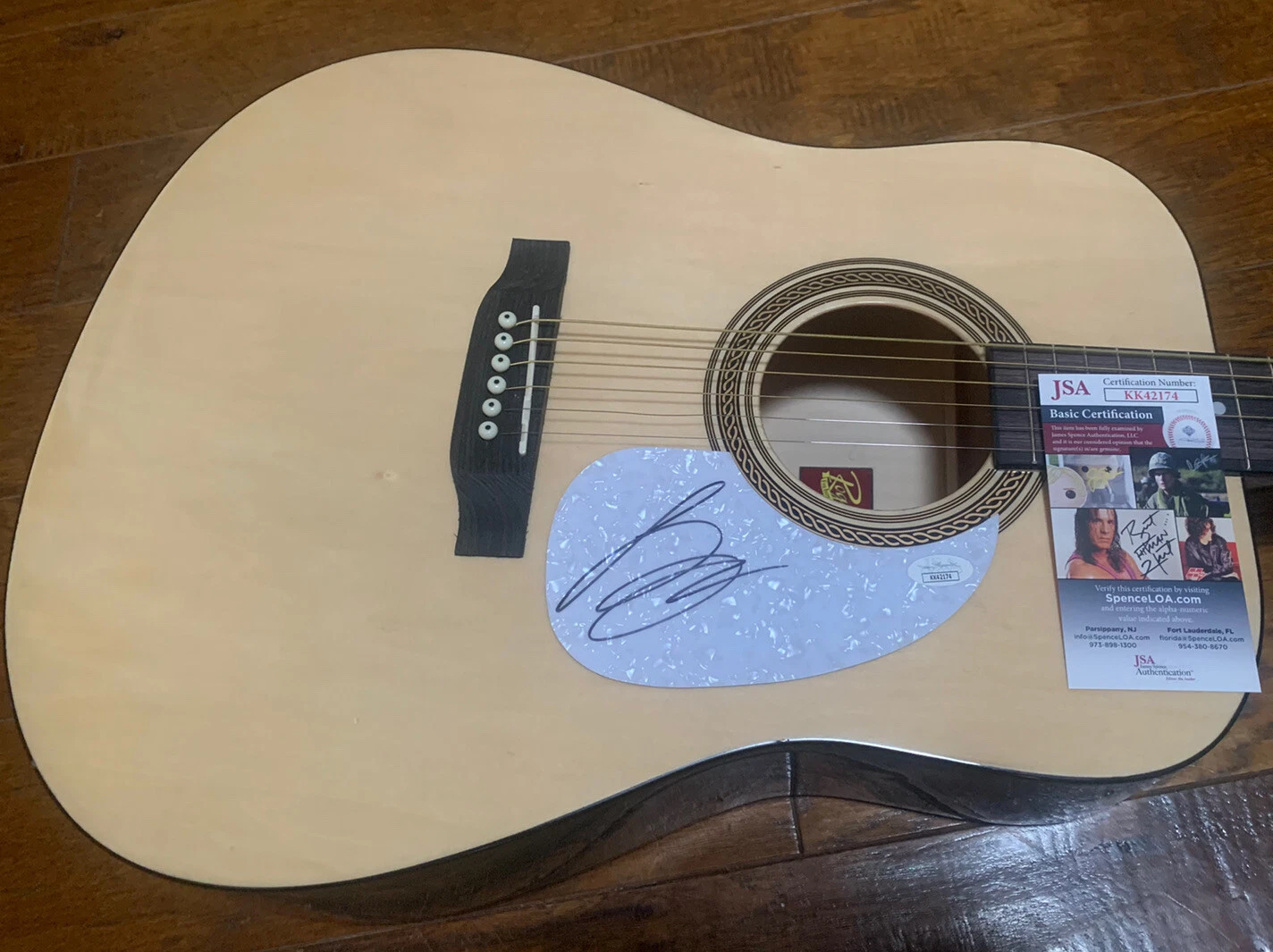 Luke Bryan Sexy Signed Autographed Acoustic Guitar JSA  Certified