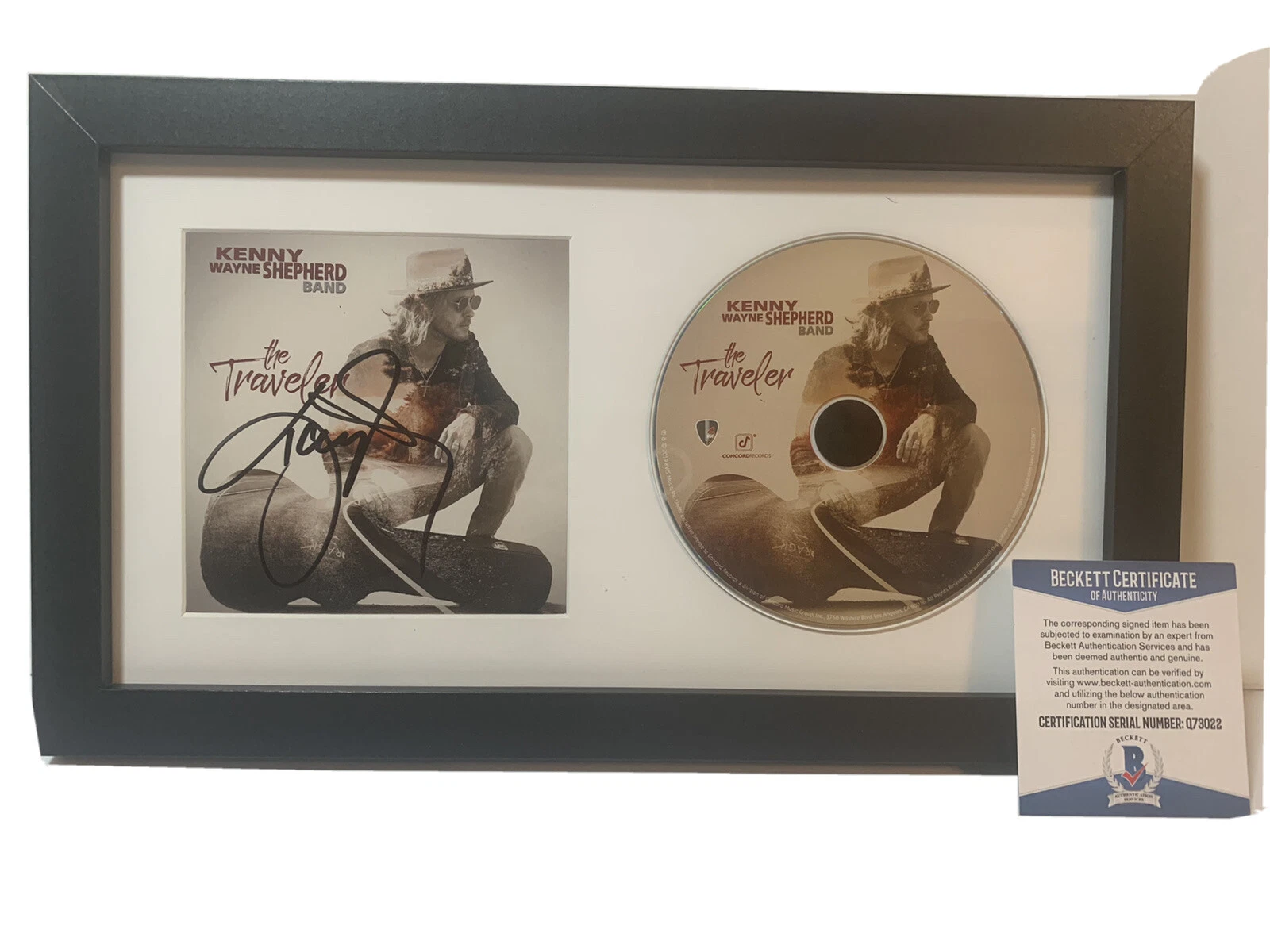 Kenny Wayne Shepherd Signed Autographed Framed CD Display BAS Certified