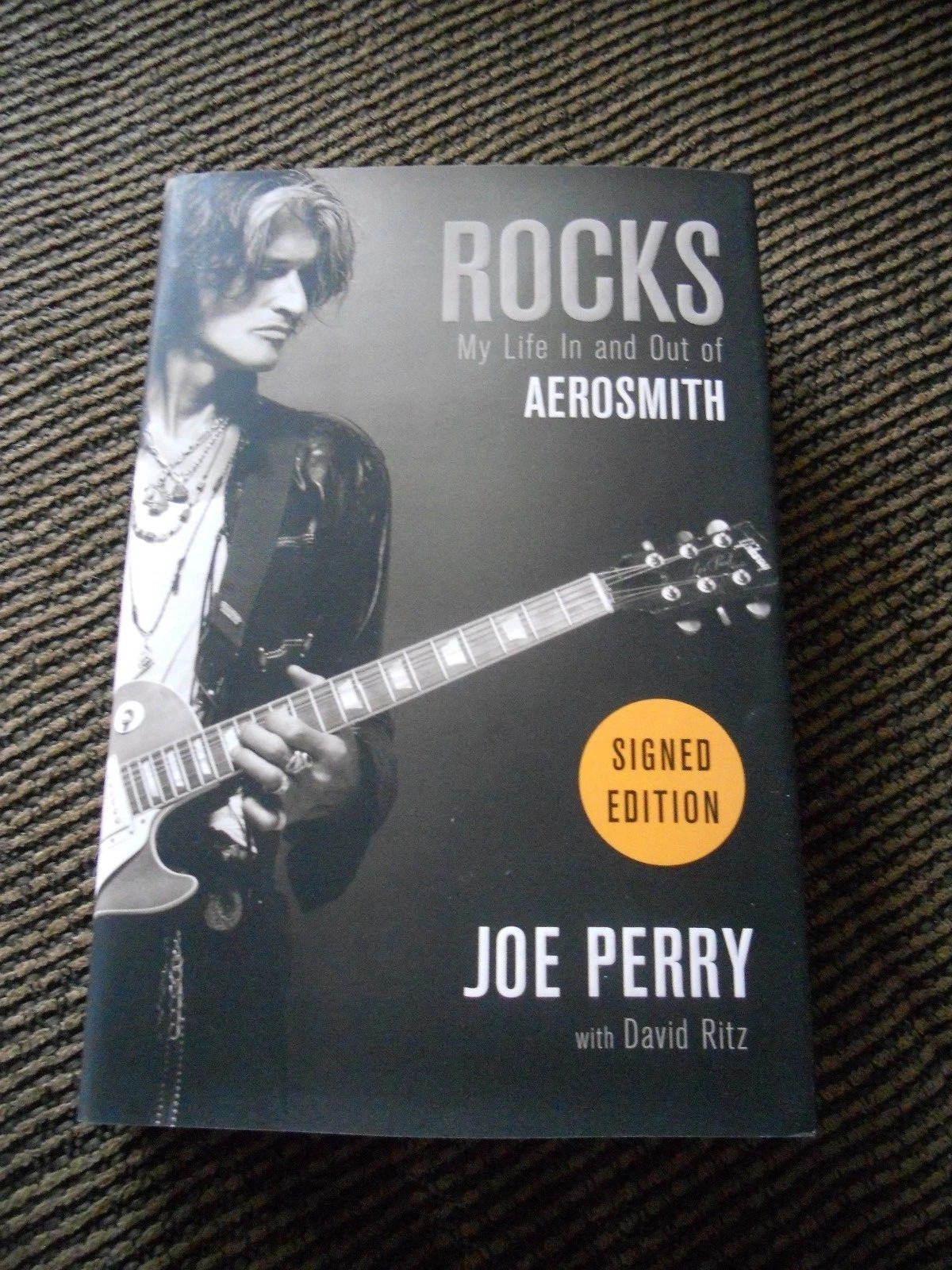 Joe Perry Aerosmith My Life In & Out Signed Autographed Book Guaranteed #2