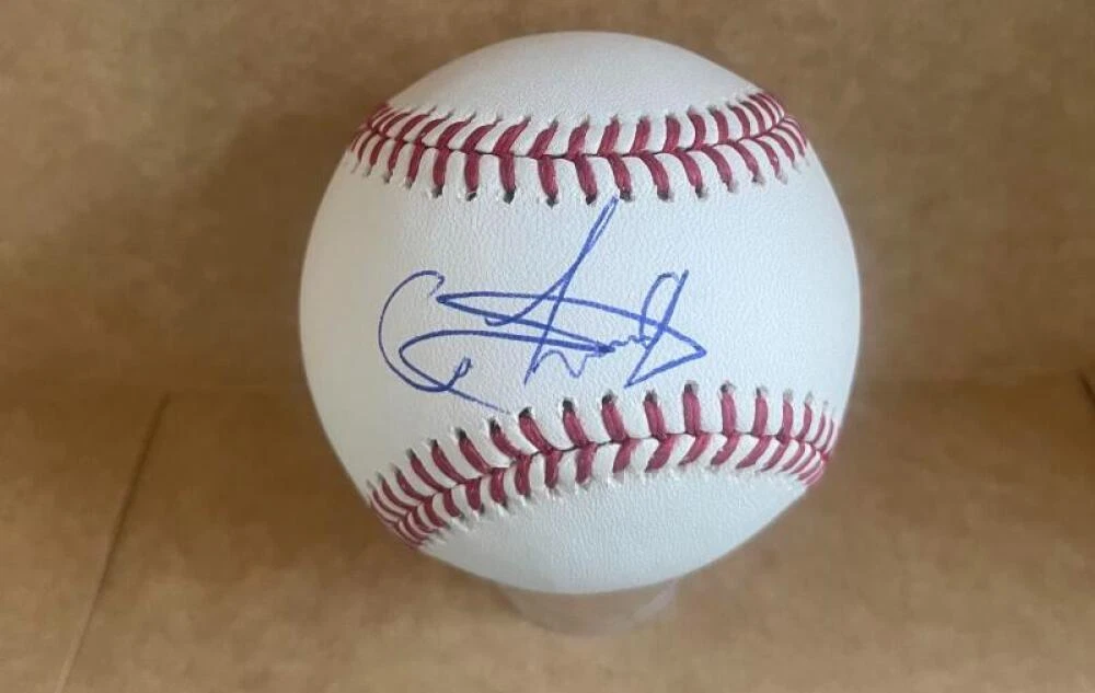 CARLOS JORGE REDS SIGNED AUTOGRAPHED M.L. BASEBALL BECKETT AUTH