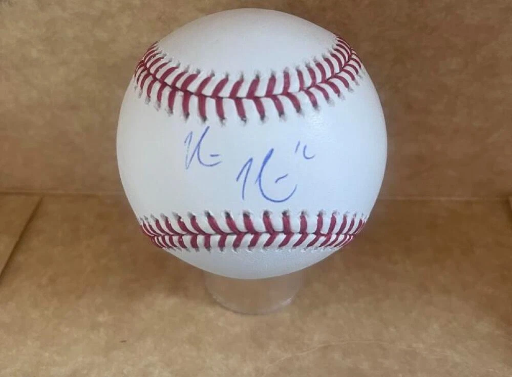 NIKO KAVADAS RED SOX SIGNED AUTOGRAPHED M.L. BASEBALL BECKETT AUTH