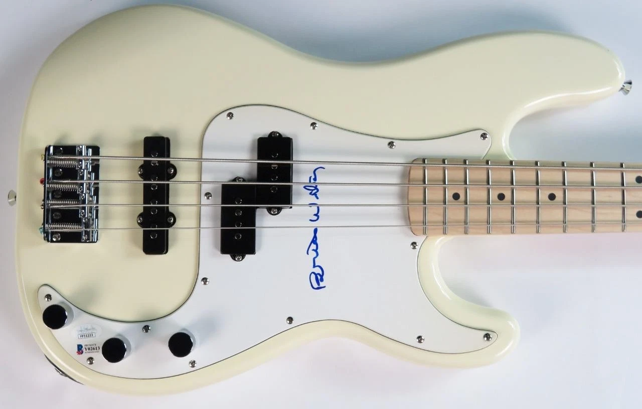 Brian Wilson THE BEACH BOYS Signed Autograph Auto Bass Guitar JSA BAS