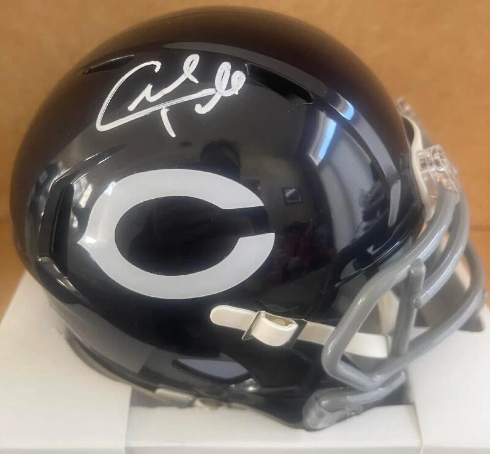 CHARLES TILLMAN CHICAGO BEARS SIGNED MINI HELMET BECKETT AUTHENTICATED