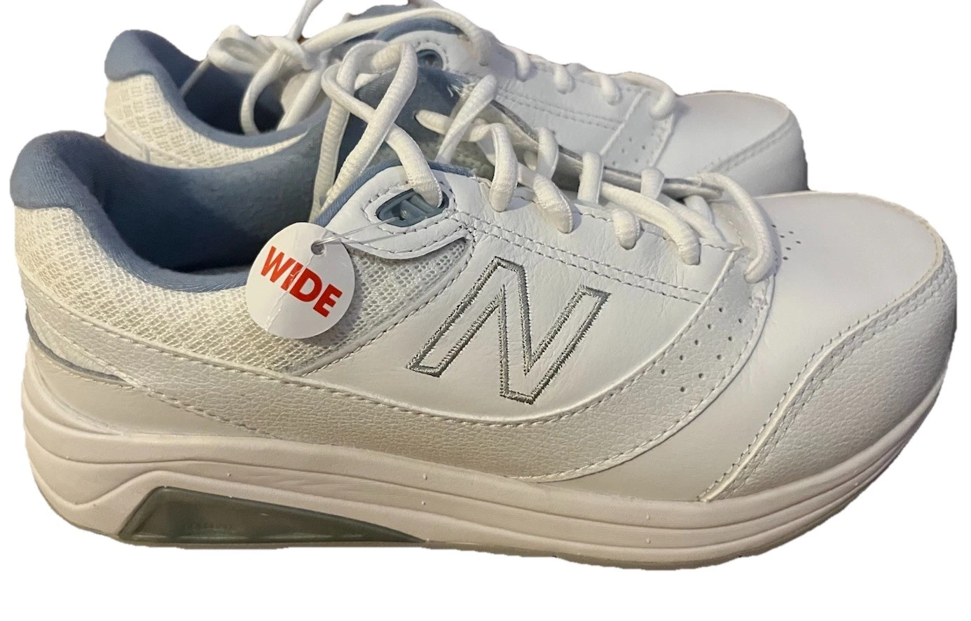 New Balance Women White Blue WW928WB3 Athletic Walking Shoes