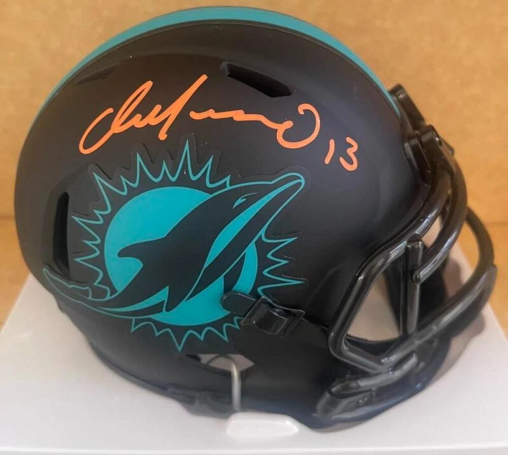 DAN MARINO MIAMI DOLPHINS SIGNED AUTO ECLIPSE MINI HELMET BECKETT AUTHENTICATED