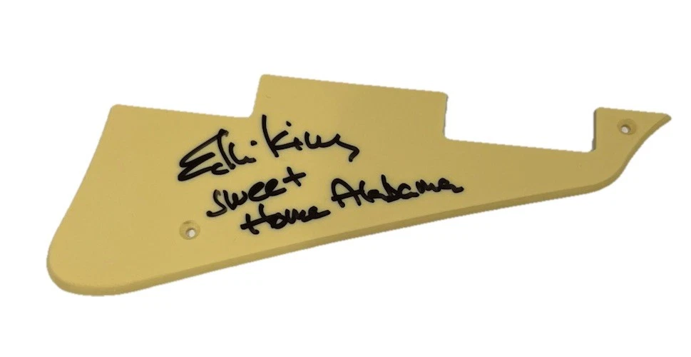 Ed King Lynyrd Skynyrd Sweet Home Alabama Signed Guitar Pickguard Guaranteed