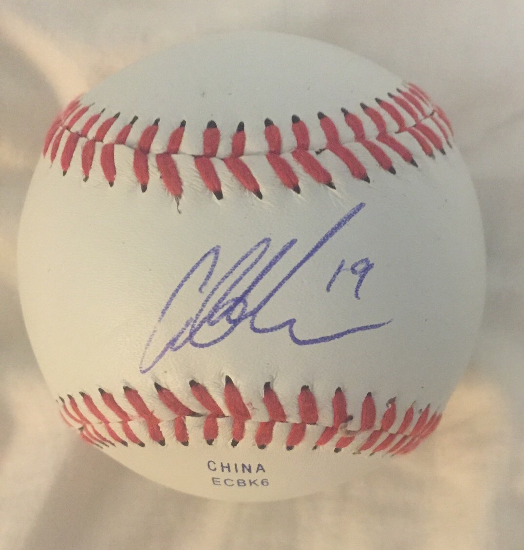 Austin Meadows Signed Baseball Autographed Official League Leather Ball Pirates