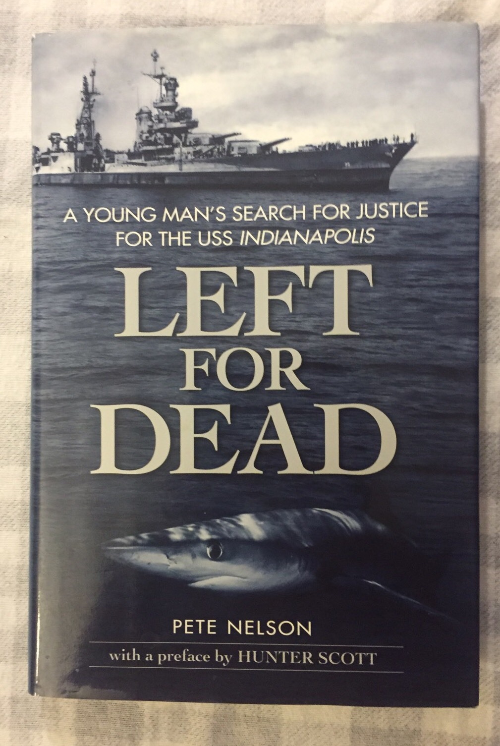 14 USS Indianapolis Survivors Signed Book Left For Dead 
