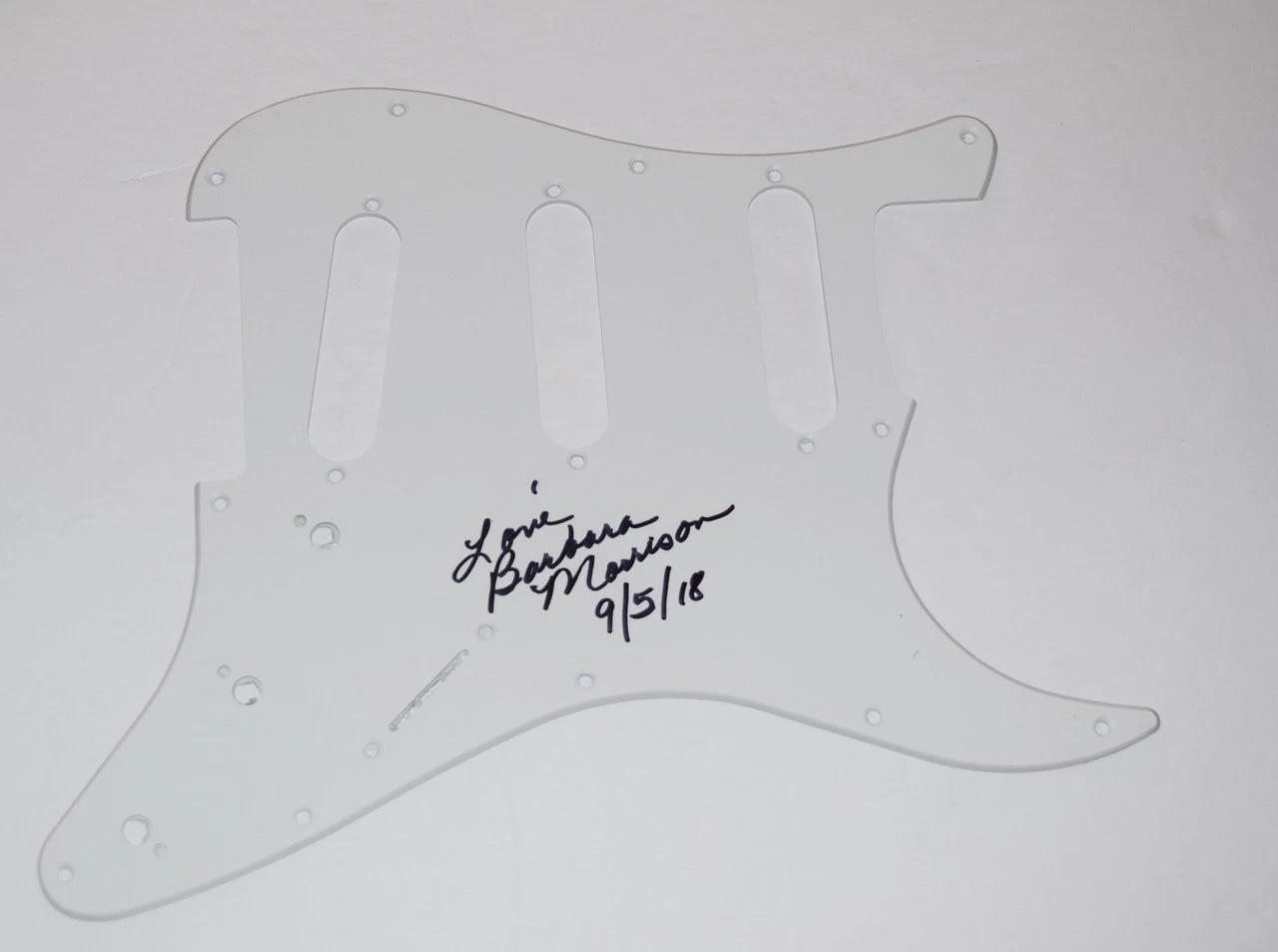 Barbara Morrison Signed Autographed Guitar Pickguard Jazz Singer COA