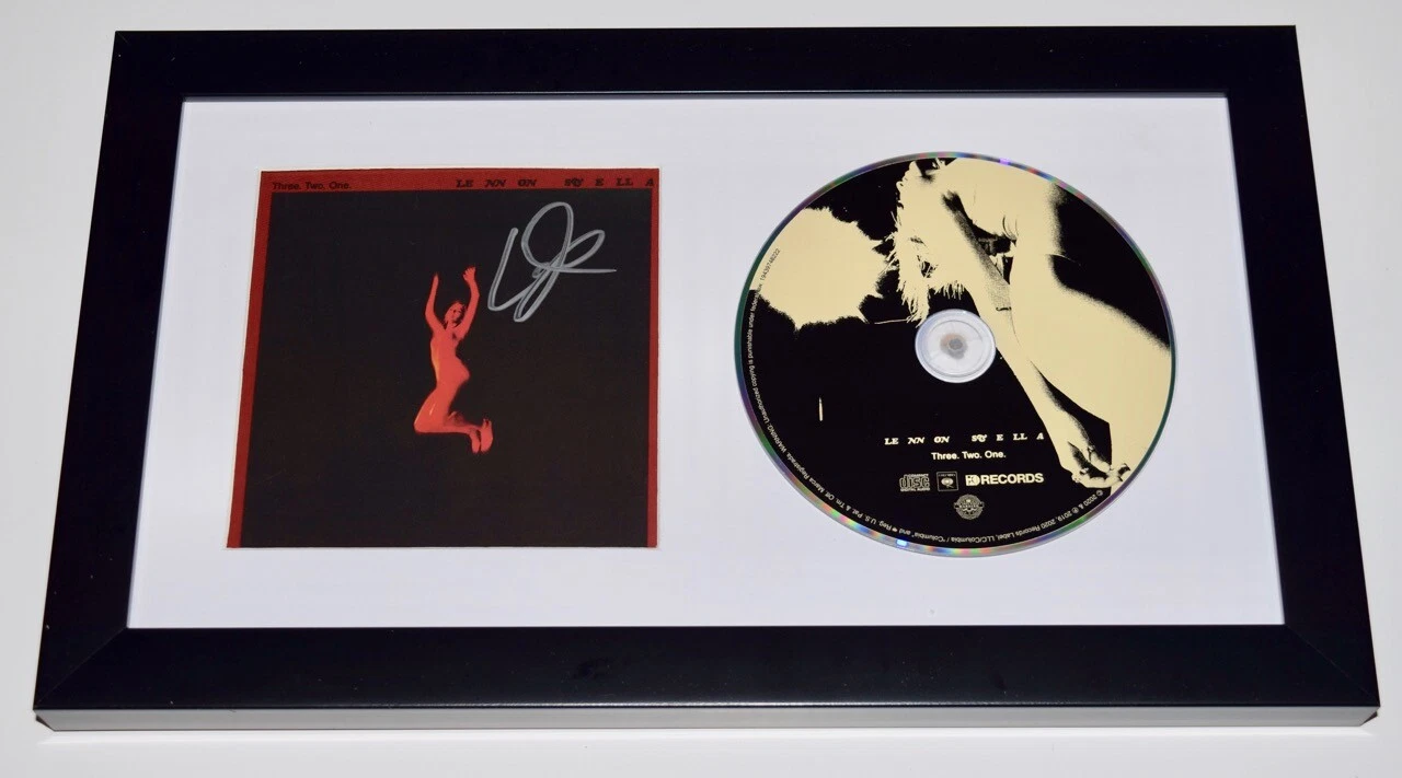 Lennon Stella Signed Autographed THREE TWO ONE Framed CD Display COA