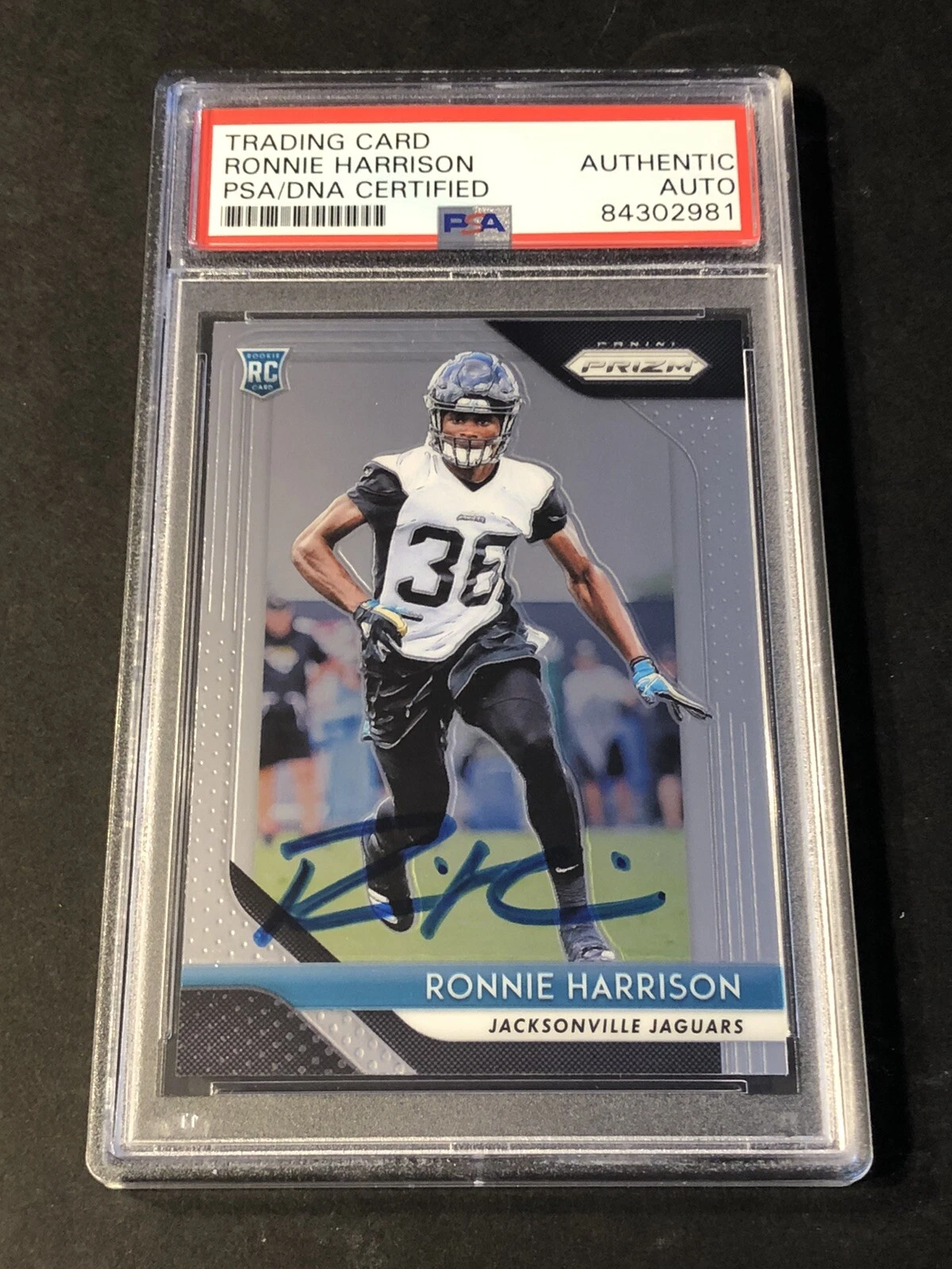 RONNIE HARRISON 2018 PRIZM SIGNED AUTOGRAPHED ROOKIE CARD BROWNS PSA/DNA COLLECTIBLE MEMORABILIA