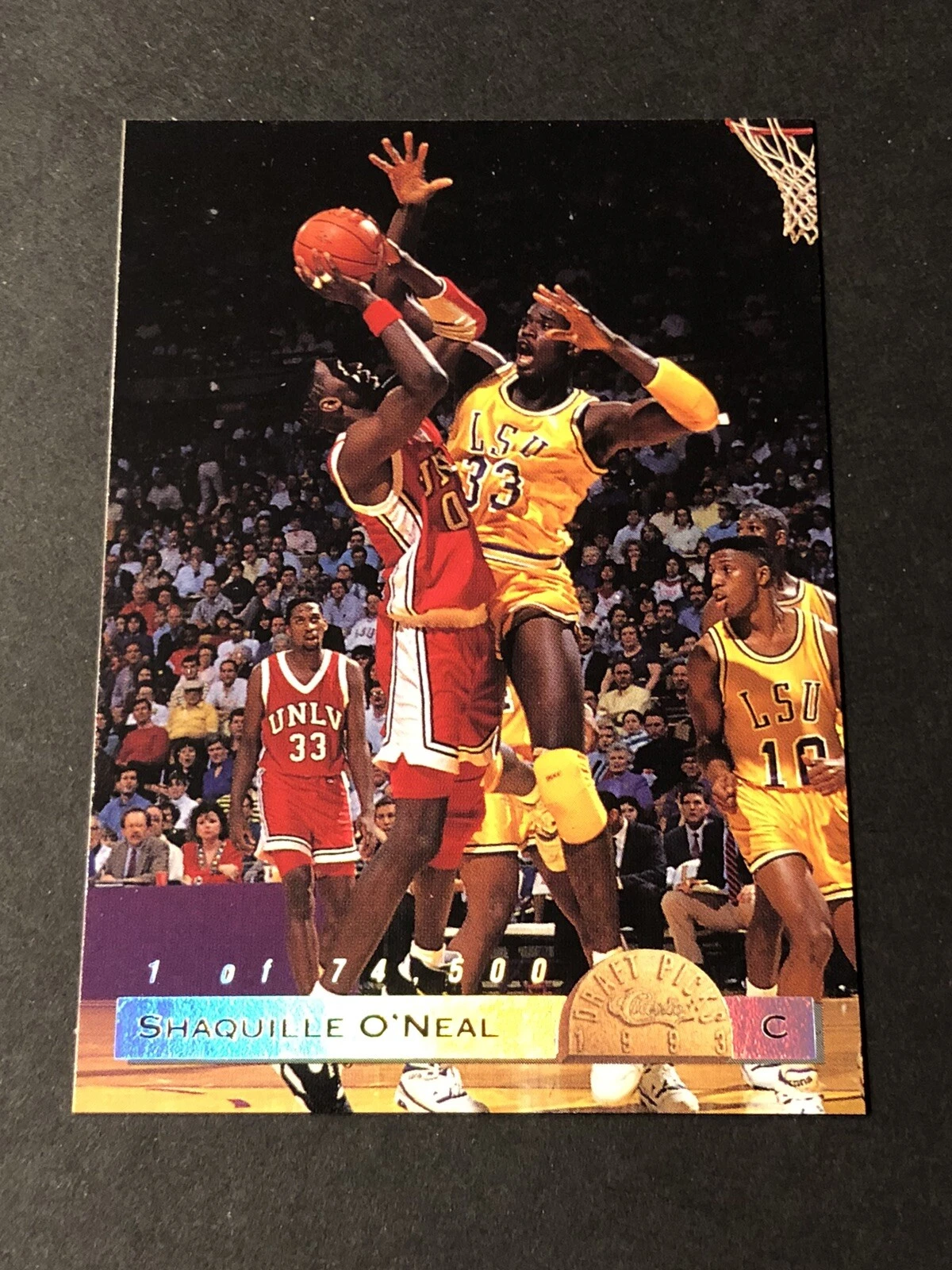 1993 Shaquille O'Neal LSU Tigers Classic #LP9 - 1 of 74,500