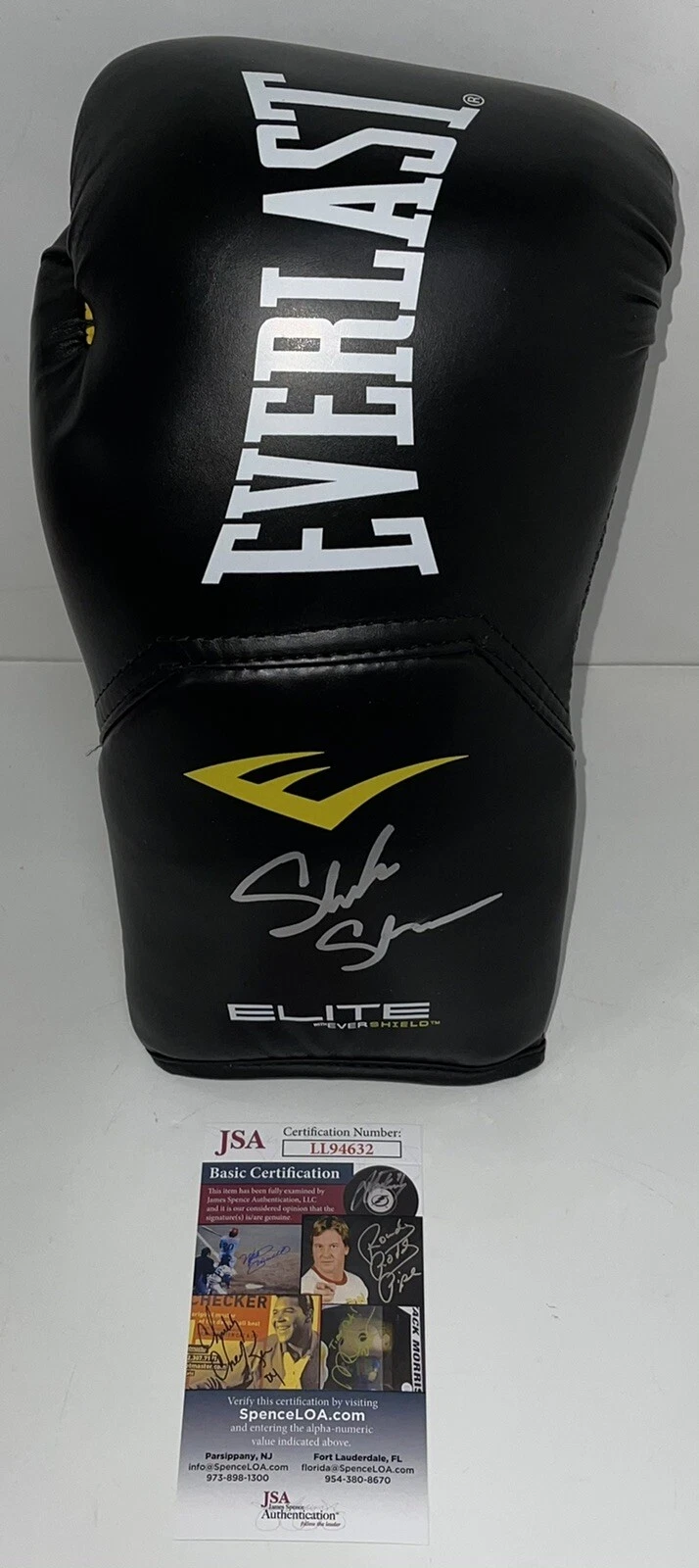 Shakur Stevenson Signed Autographed WBO Everlast Boxing Glove Champ JSA