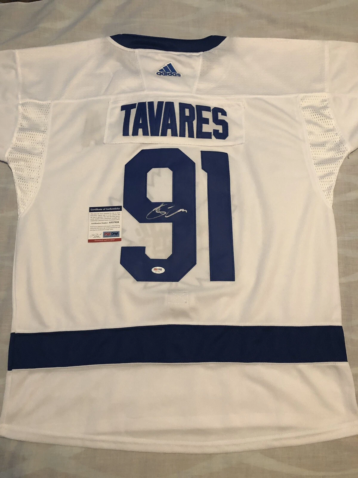 John Tavares Signed Autographed Toronto Maple Leafs Jersey Stanley Cup Psa/Dna