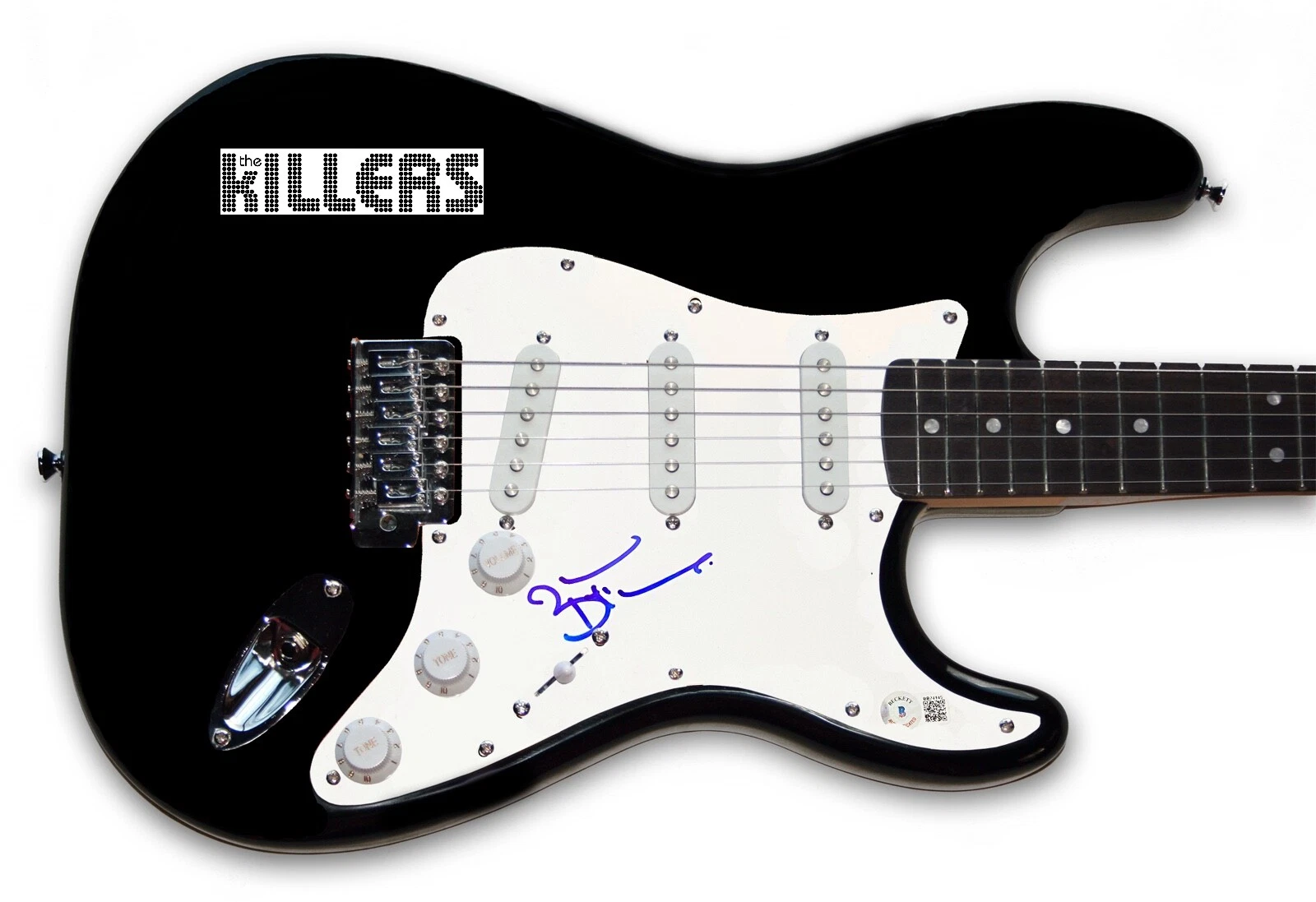 Brandon Flowers Signed Autographed Electric Guitar The Killers Beckett COA