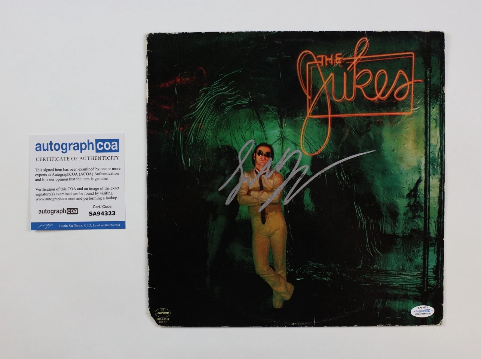 SOUTHSIDE JOHNNY SIGNED AUTOGRAPH VINYL RECORD ALBUM ACOA COA SPRINGSTEEN