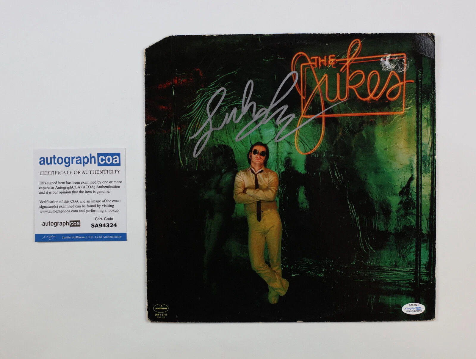 SOUTHSIDE JOHNNY SIGNED AUTOGRAPH VINYL RECORD ALBUM ACOA COA SPRINGSTEEN